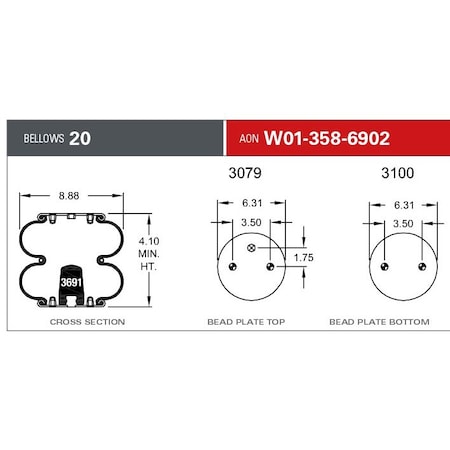 Firestone 20F RB 2BN 1/4OFF 2BN, W013586902 W013586902